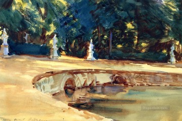 ラ・グランハ庭園のプールの風景 ジョン・シンガー・サージェント Oil Paintings